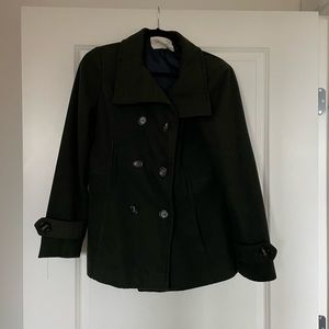 Forest Green thread & supply pea coat (bought from Nordstrom)